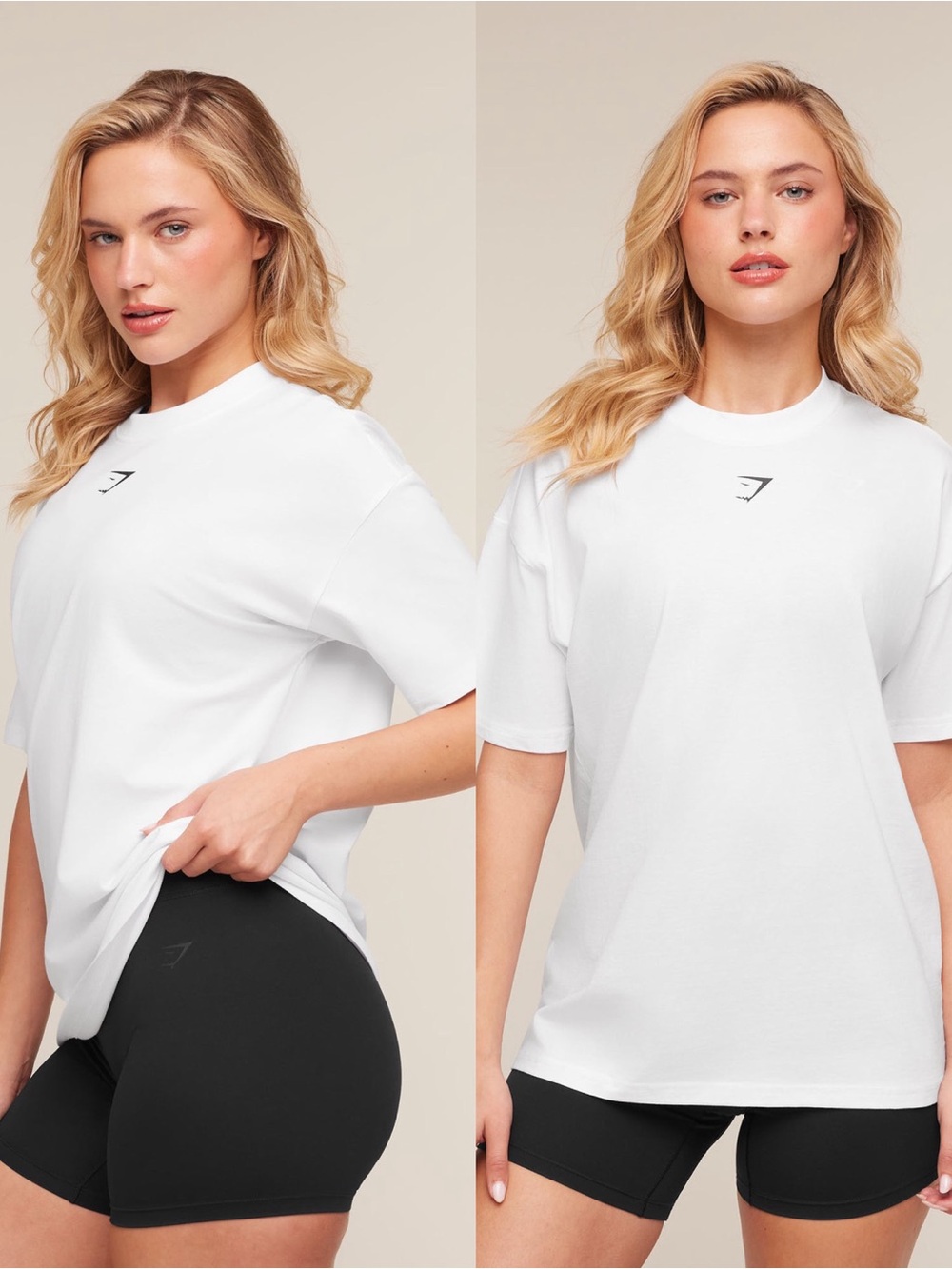 Gymshark Trace Graphic Oversized T-Shirt SZ S